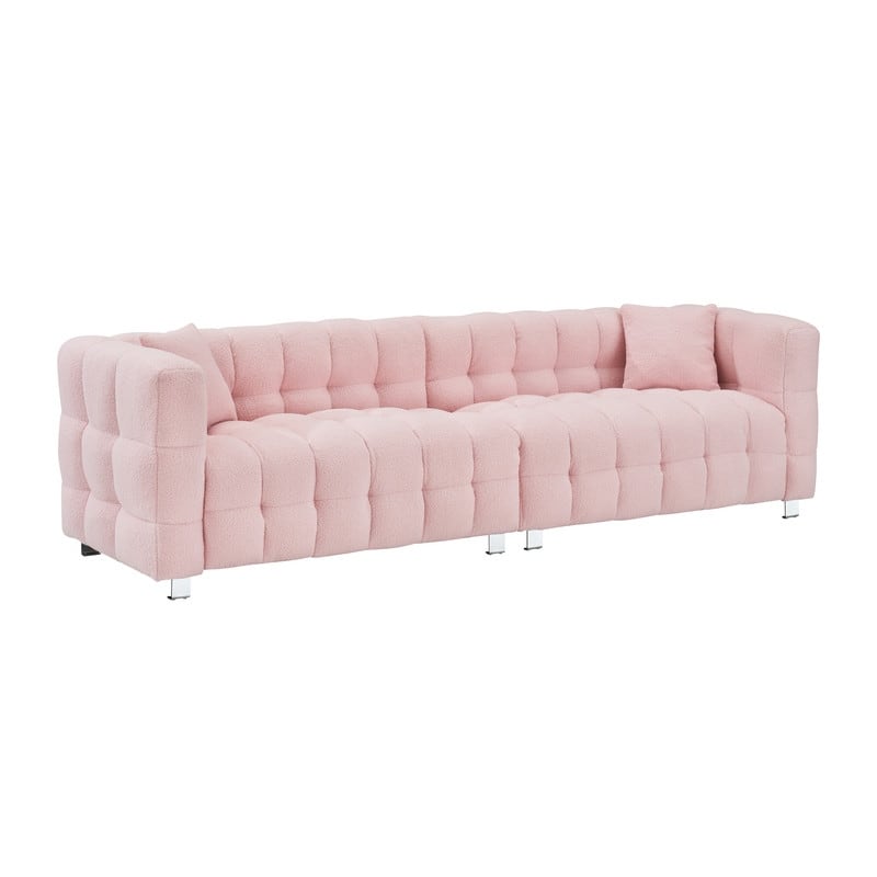 102'' Velvet Sofa Large Sofa（New）