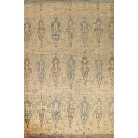 Abstract Contemporary Moroccan Area Rug Handmade Living Room Carpet - 9'9" x 13'4"