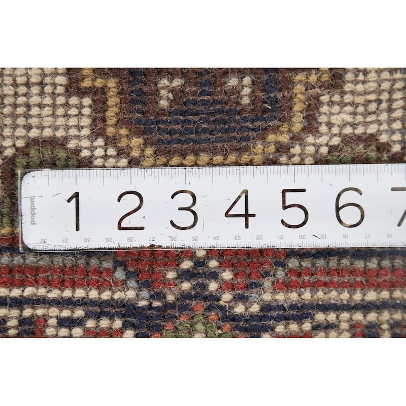 Navy Blue Heriz Serapi Indian Accent Rug Handmade Foyer Wool Carpet - 2'0" x 3'0"