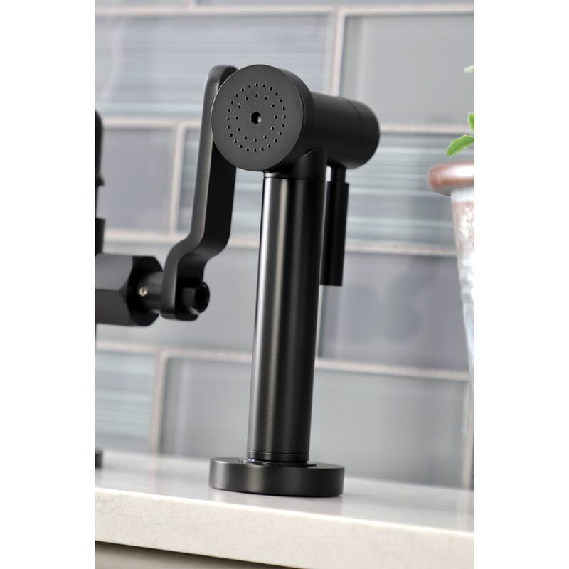 Kingston Brass Whitaker Bridge Kitchen Faucet