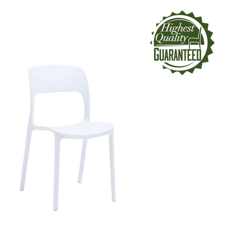 Porthos Home Brody Stackable Plastic Dining Chairs (Set of 2)