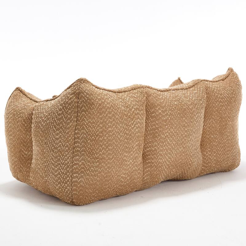Beanbag Chair with High Resilience Foam Core. The Square Recliner Sofa Is Ideal for Family Members And Friends Engaged in Games
