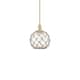 Option Champagne Bronze / Clear Glass with Brown Rope
