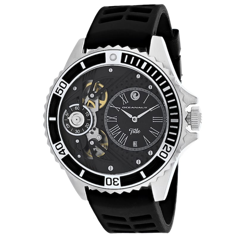 Oceanaut Men's Tide Black Dial Watch - OC0991 - 6 (36)