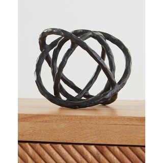 Signature Design by Ashley Barlee Black Sculpture - 6.5"W x 8.88"D x 6.75"H