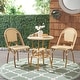 preview thumbnail 1 of 26, SAFAVIEH Outdoor Living California 3 Piece Bistro Set