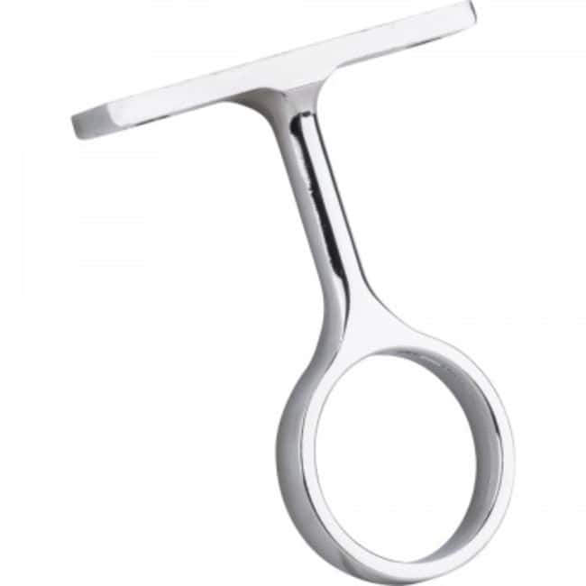 Hardware Resources Center Closet Rod Support Bracket for 1-1/16 Inch - Chrome