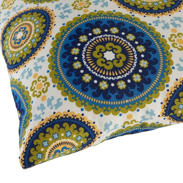 Medallion 19 x 12 in. Outdoor Rectangle Accent Pillow, Set of 2 Medallion 19 x 12 in. Outdoor Rectangle Accent Pillow, Set of 2