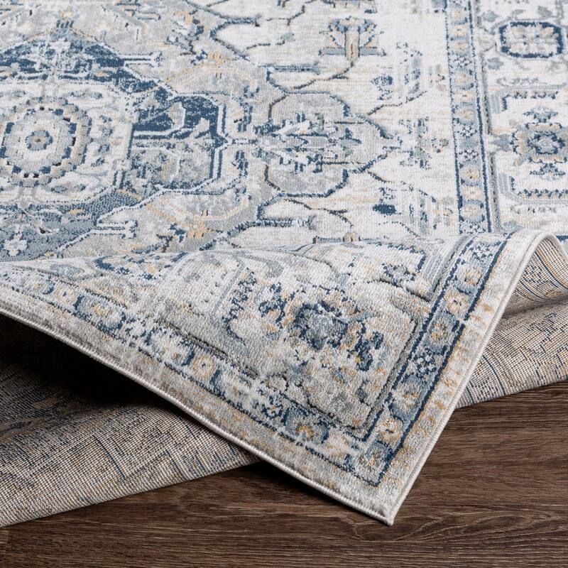 Livabliss Jolie Transitional Medallion Area Rug