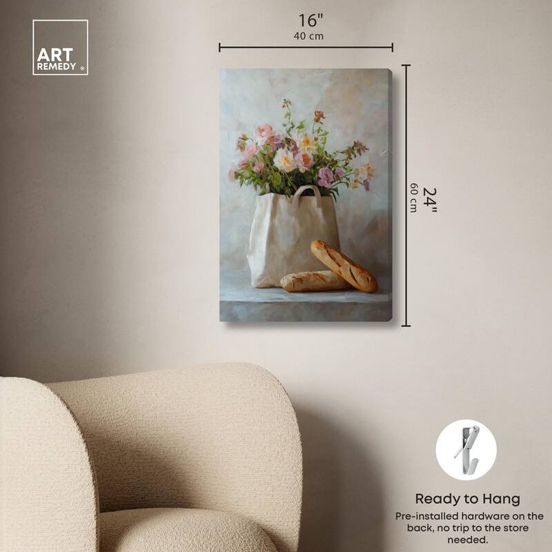 Chic Carryall II Canvas by Art Remedy, Gallery Wrapped