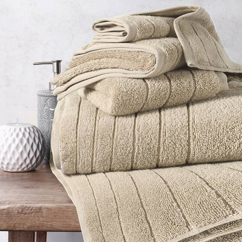 Anne Klein 6 Piece Reverie 100% Cotton Towel Set