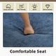 preview thumbnail 13 of 47, 39"W Oversized Chenille Comfy Cloud Chaise Lounge with Ottoman