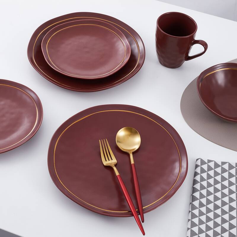Stone Lain Clara Porcelain Dinnerware Set - 10.83 x 10.83