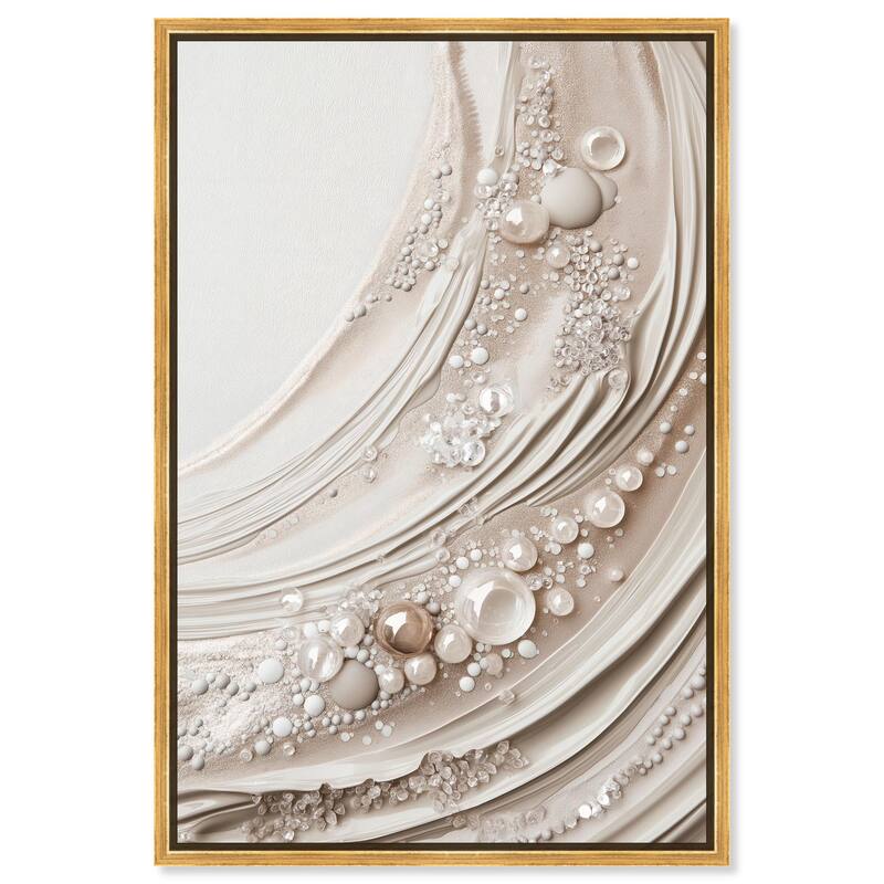 Chromatic Concretions II Canvas by Art Remedy - Gold - 30" x 45"
