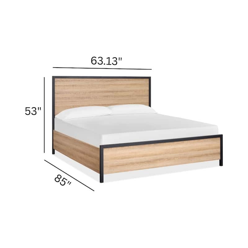 Magnussen Home Bastain Putnum Ivory Panel Bed