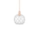 Option Antique Copper / Clear Glass with White Rope