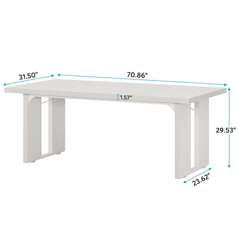 70.9 Inches Large Executive Desk for Home Office