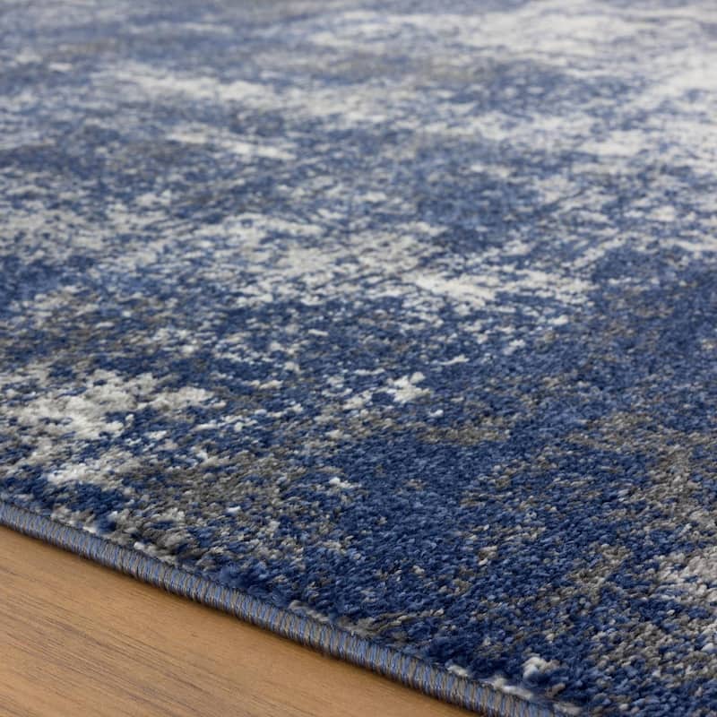 Luxe Weavers Towerhill Collection Area Rug Blue 5x7