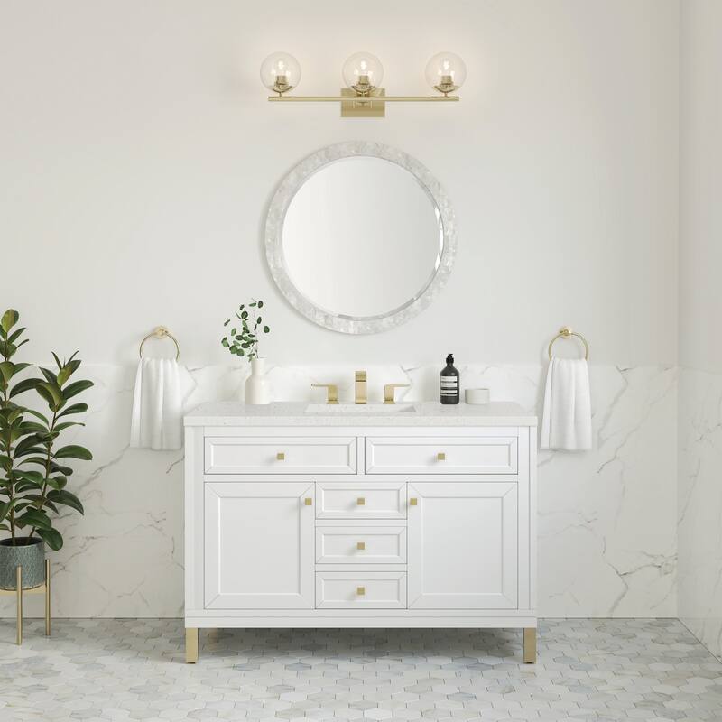 James Martin Vanities 503-V48-3LDL Chicago 48" Free Standing Single