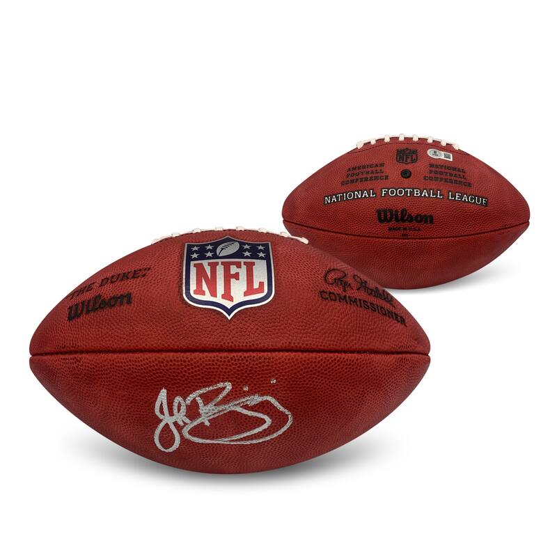 John Riggins Autographed NFL Authentic Signed Full Sized Game Football Beckett COA - 8'6" x 11'6"