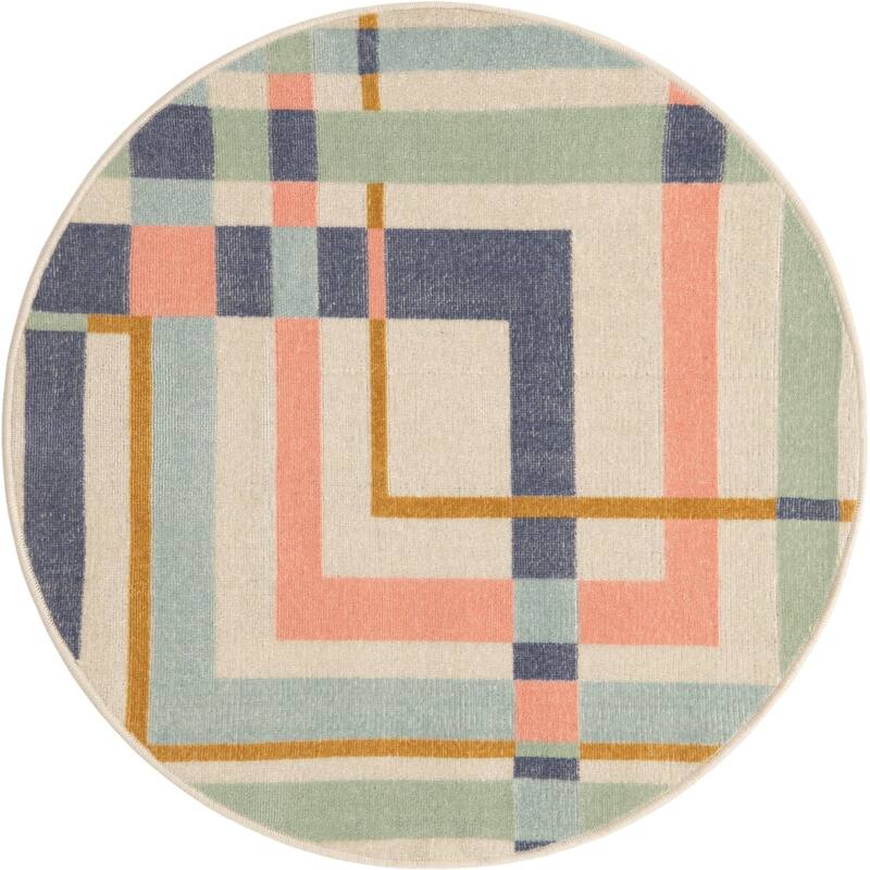 Contemporary Heloise Collection Area Rug