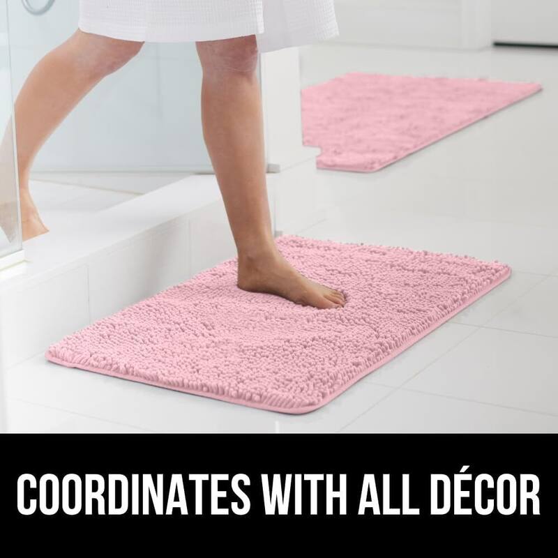 Thick Soft Absorbent Chenille, Rubber Backing