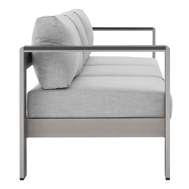 Shore Sunbrella Outdoor Patio Aluminum 4 Piece Set