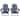 Polytrends Aderson Outdoor Poly Adirondack Chair with Cupholders (Set of 2)