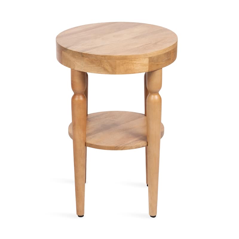 Kate and Laurel Ardentown Round Wood Side Table