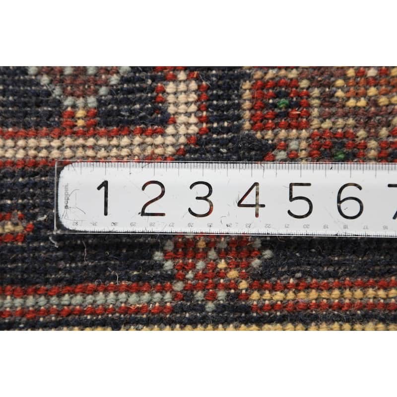 Geometric Heriz Serapi Oriental Area Rug Handmade Wool Carpet - 8'11" x 11'9"