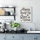 preview thumbnail 5 of 3, Stupell Industries Alexa Bring Me Wine Distressed Kitchen Sign Canvas Wall Art