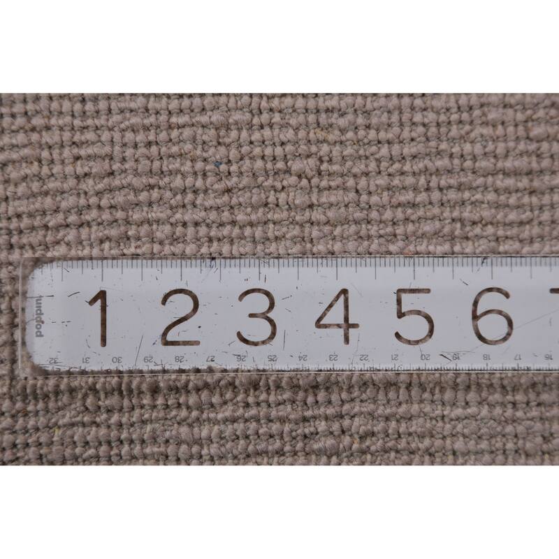 Hand Knotted Oriental 100% Wool Carpet Modern Solid Purples Gabbeh Runner Rug - 10' 0'' X 3' 3''