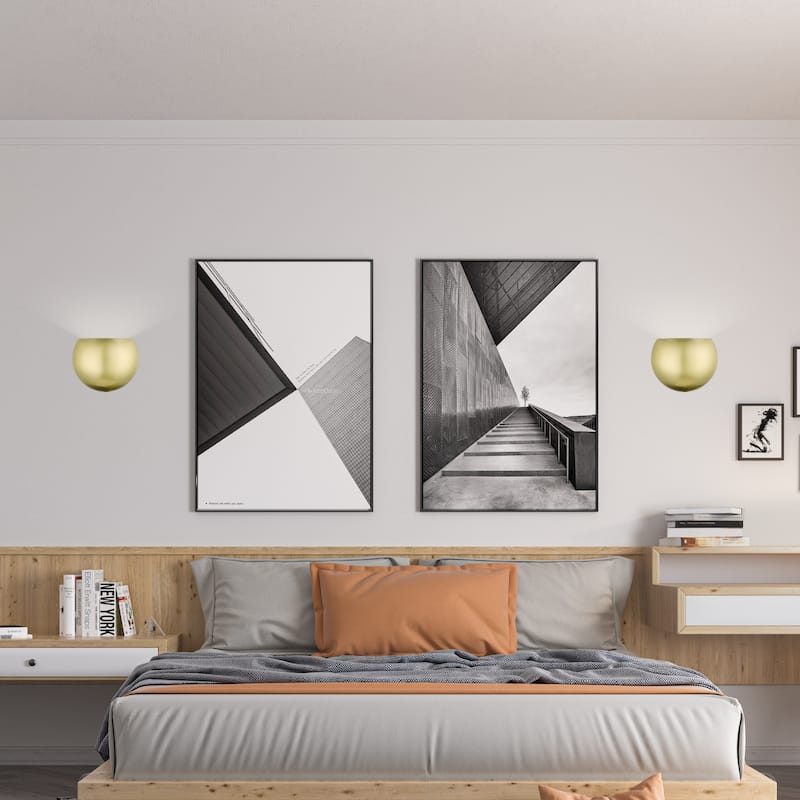 Livex Lighting 40802 Piedmont 8" Tall Wall Sconce