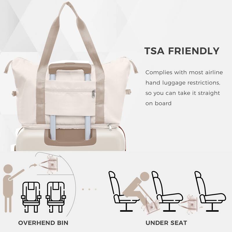 Durable ABS 4-Piece Luggage Set with USB Port, Expandable Suitcases, Spinner Wheels, Cup Holder & Travel Bag
