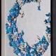 preview thumbnail 4 of 3, HUJI Blue Butterfly Crescent Shadow Box Wall Decor Wall Art