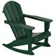 preview thumbnail 12 of 85, POLYTRENDS Laguna Adirondack Eco-Friendly Poly All-weather Outdoor Rocking Chair