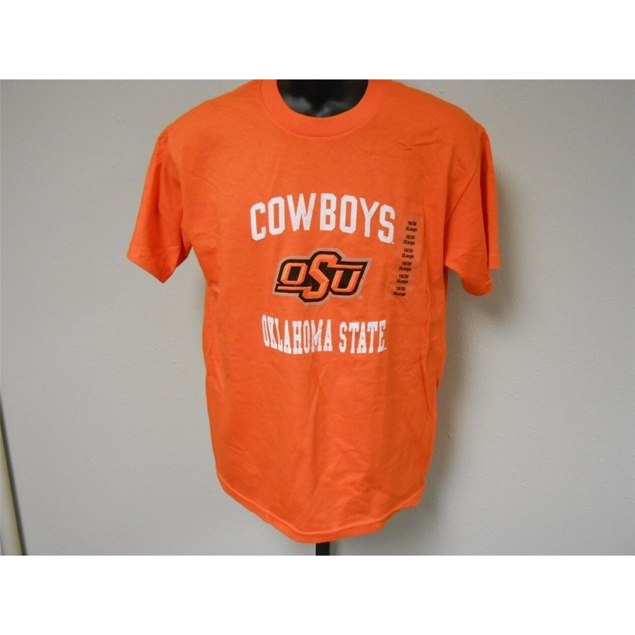 Shop Oklahoma State Cowboys Ncaa Orange T Shirt Youth Xl Xlarge
