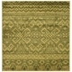preview thumbnail 13 of 103, SAFAVIEH Adirondack Dixie Rustic Boho Rug 4' Square - Green/Dark Green - Square