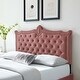 preview thumbnail 20 of 65, Louisa Tufted Performance Velvet King/California King Headboard Dusty Rose - California King
