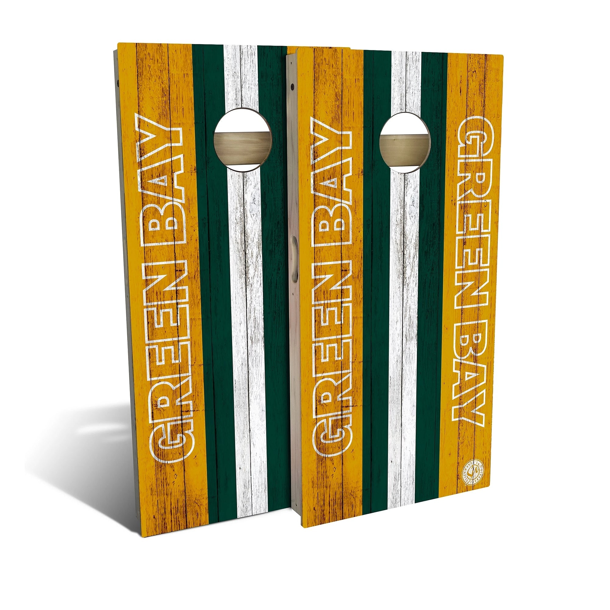 Green Bay Football Outdoor Cornhole Board Set