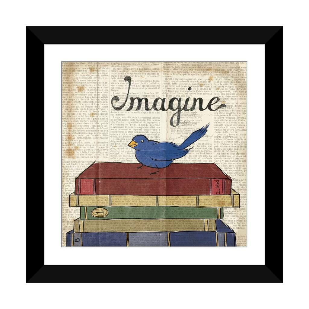 iCanvas "Bird Inspiration - Imagine" by Elyse DeNeige