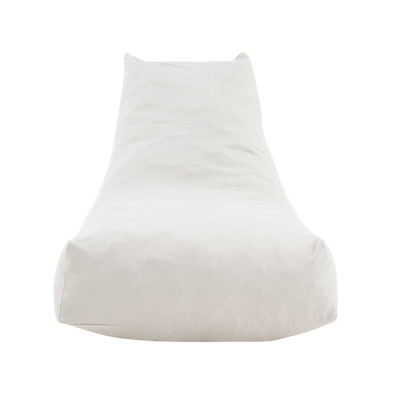 Christopher Knight Home - Lila Outdoor Patio Ergonomic Upholstered Bean Bag Chair with Shredded Foam Filled & Removable Cover