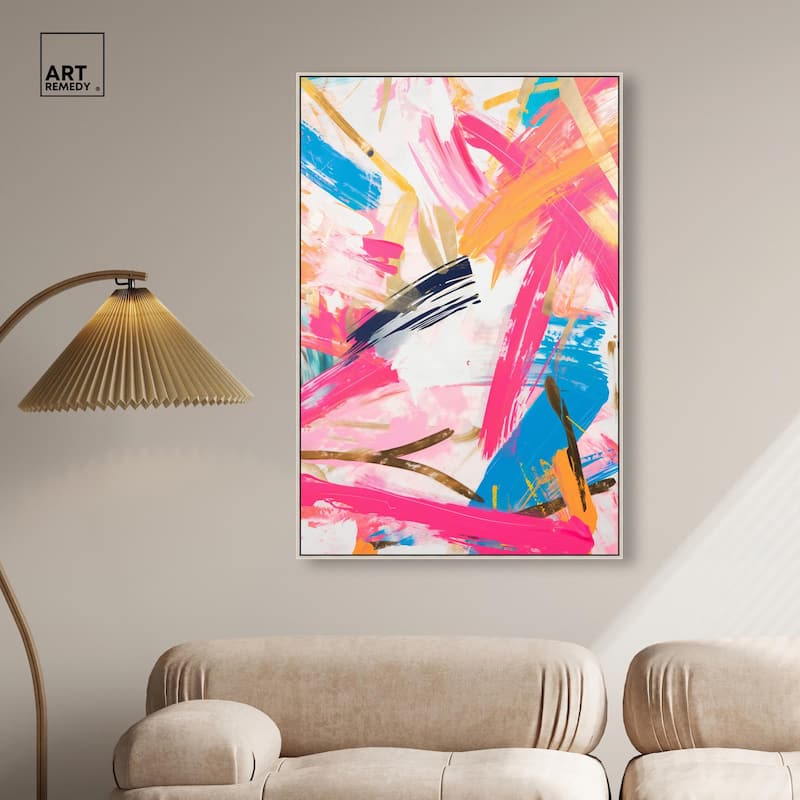 Exuberant Hues IV Canvas by Art Remedy