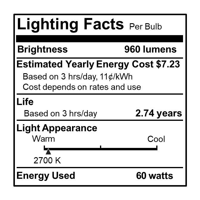 Bulbrite Pack of (2) Dimmable T3 Candelabra (E12) Krypton Bulb