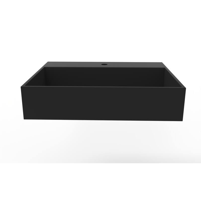 Juniper Stone Solid Surface Wall-mounted Vessel Sink