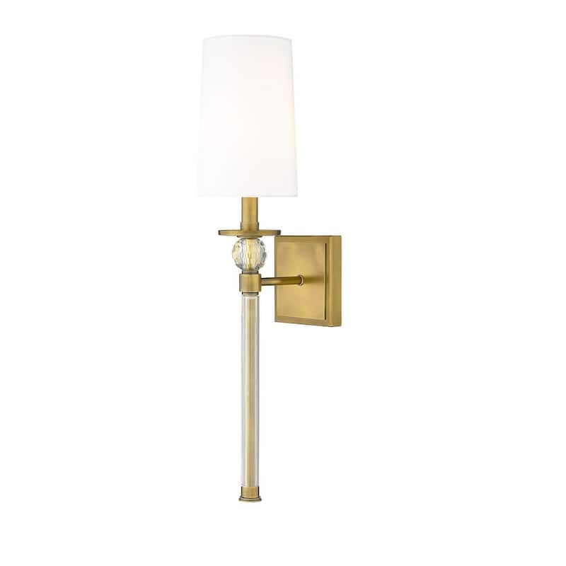 Z-Lite 805-1S-WH Mia 25" Tall Wall Sconce