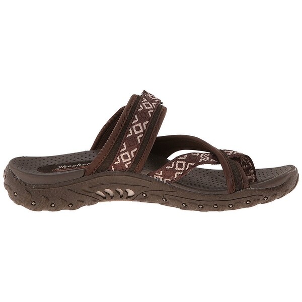 skechers women's reggae trailway flip flop