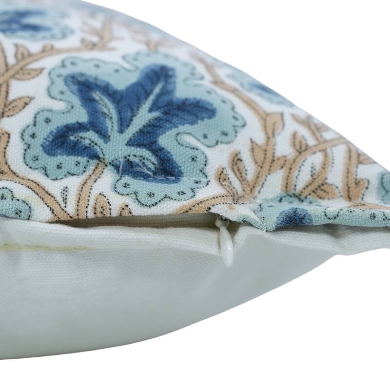 Fabdivine Handmade Block Print Cushion Cover Throw Home Décor Double Oxford Edges Pillow Case