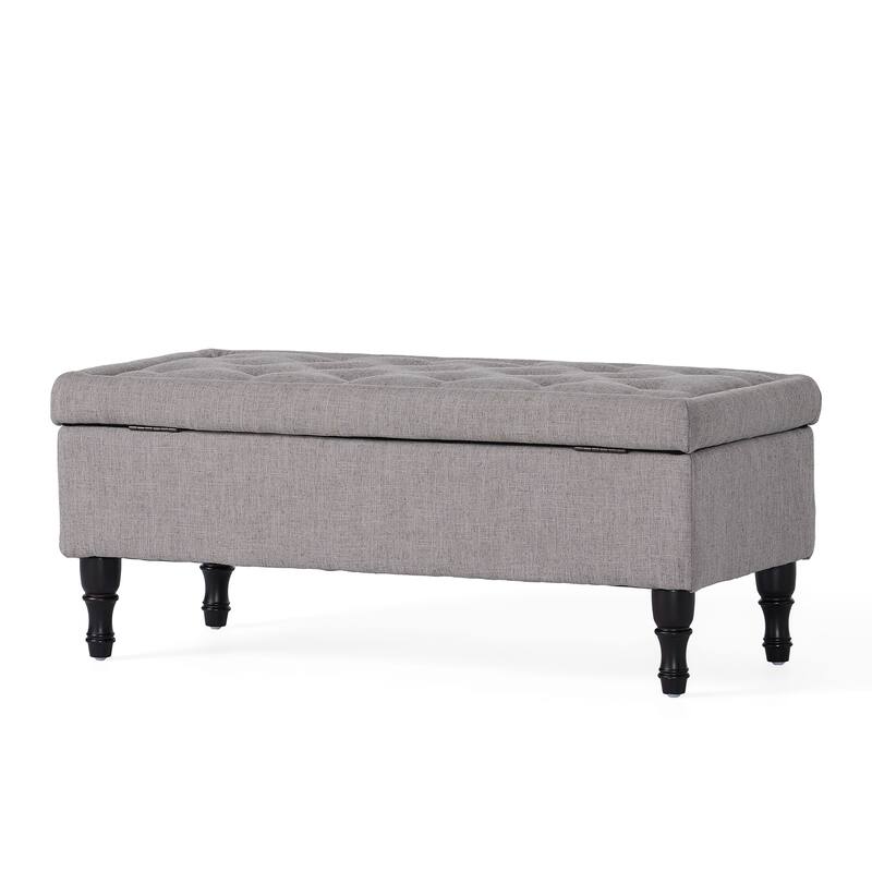 Chantelle Fabric Storage Ottoman by Christopher Knight Home