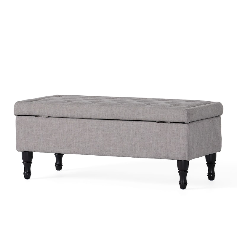 Chantelle Fabric Storage Ottoman by Christopher Knight Home